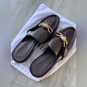 Bottega Veneta Brown Leather Loafers Size 39